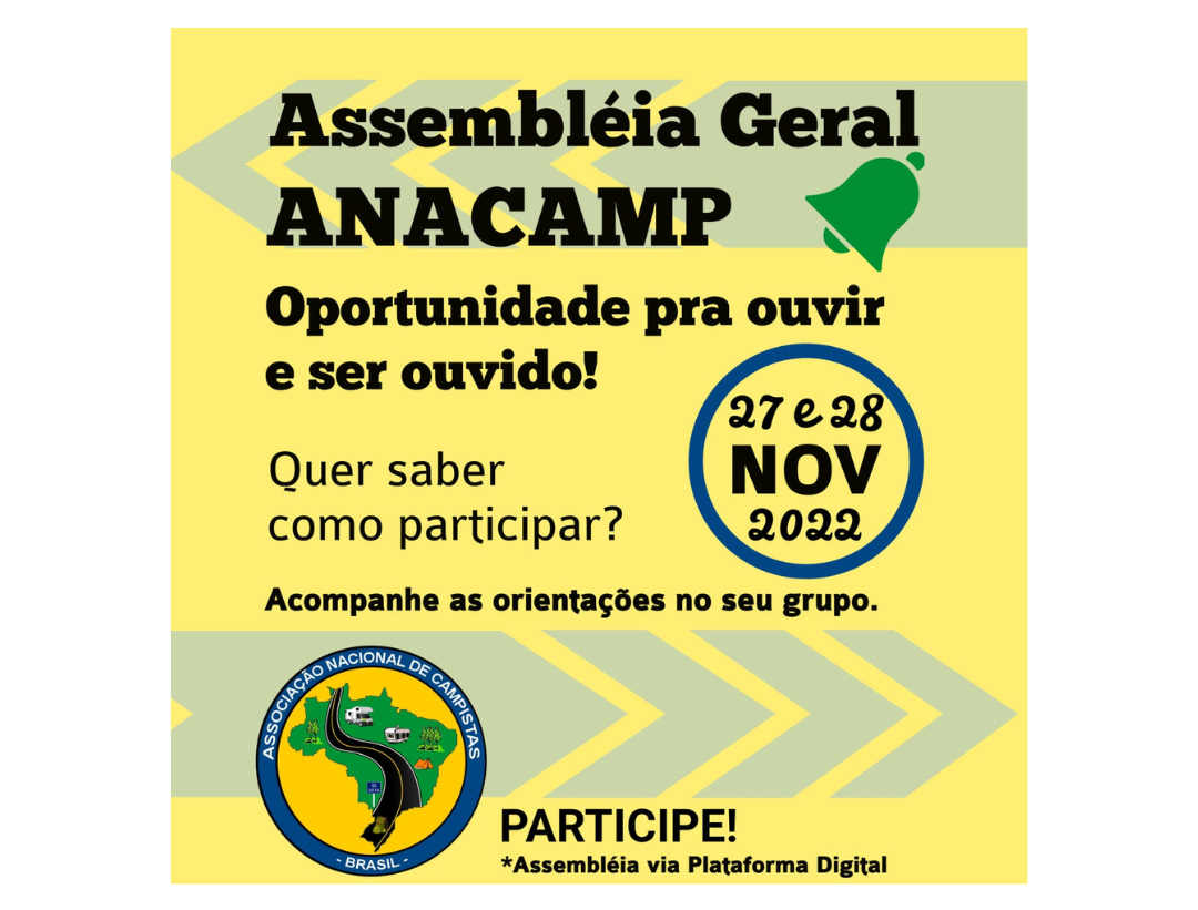 Anacamp realizará Assembleia com seus associados