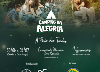 Anacamp apoia comunidade no interior do Ceará a realizar acampamento de jovens