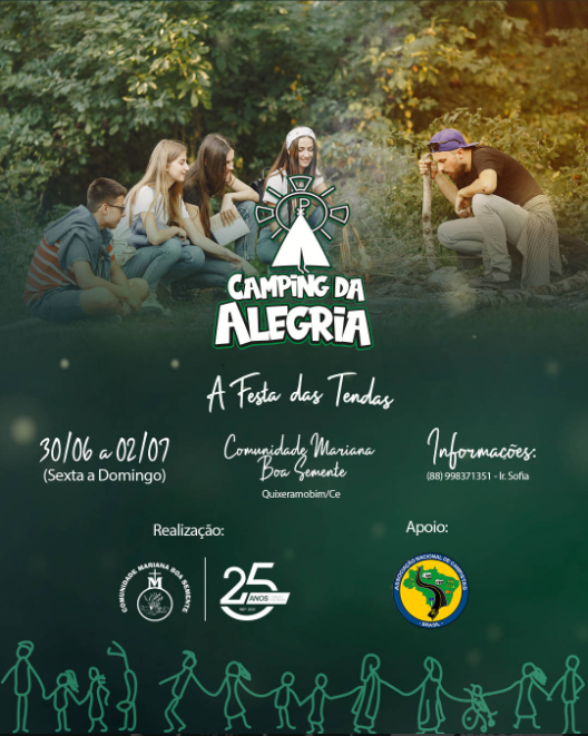 Anacamp apoia comunidade no interior do Ceará a realizar acampamento de jovens