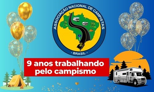Anacamp comemora 9 anos trabalhando pelo campismo