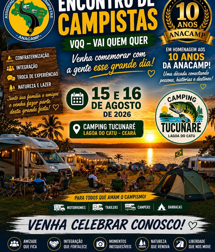Anacamp celebrará 10 anos com encontros em vários Estados