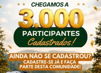 Cadastro Nacional atinge 3 mil registros.