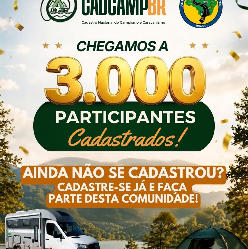 Cadastro Nacional atinge 3 mil registros.