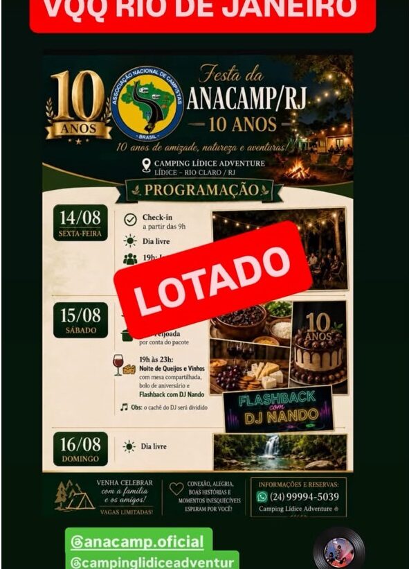 Anacamp celebrará 10 anos com encontros em vários Estados